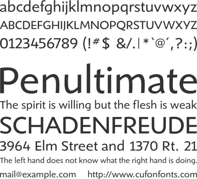 ShinnBook font preview