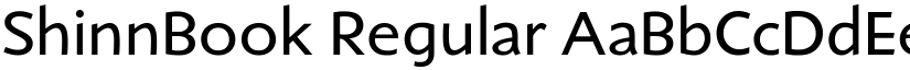 ShinnBook Regular font