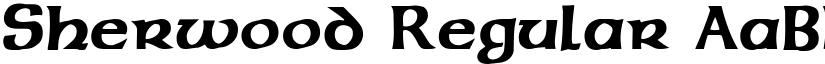 Sherwood Regular font
