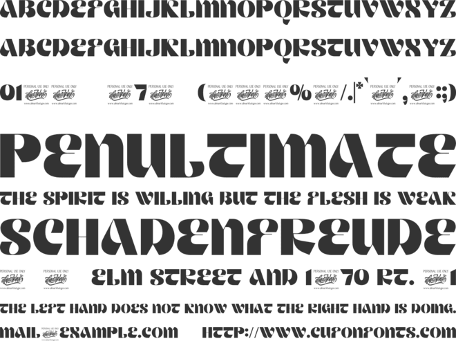 Keawneta font preview