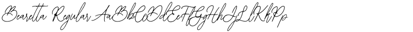 Bearetta Regular font