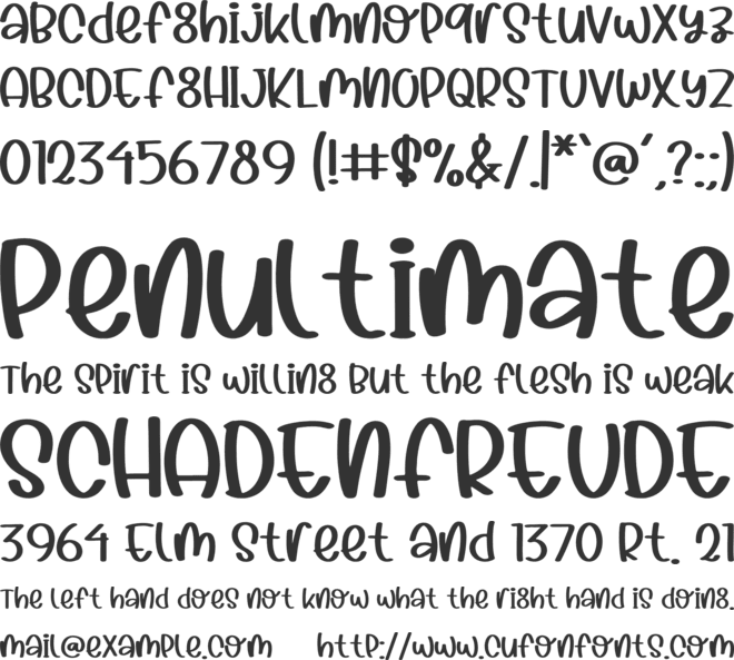 Summer Flowers font preview