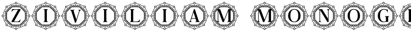 Ziviliam Monogram Regular font
