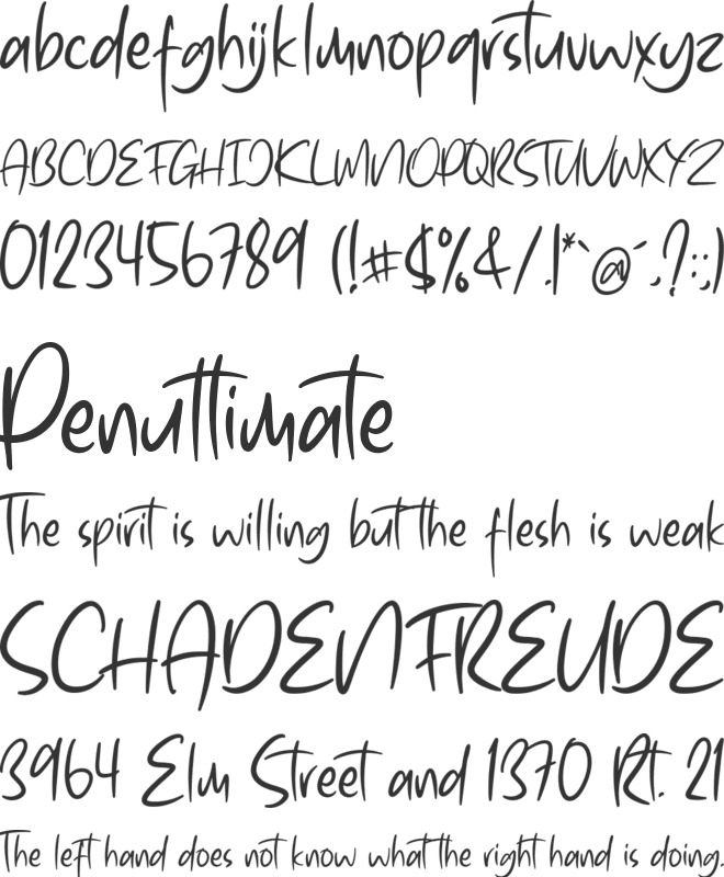 Euffrat font preview