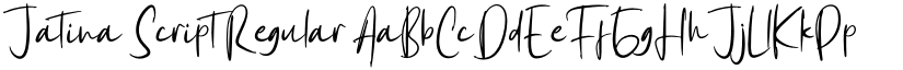 Jatina Script Regular font