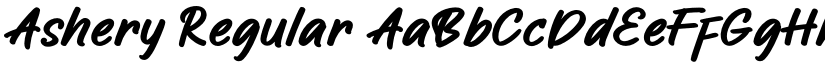 Ashery Regular font
