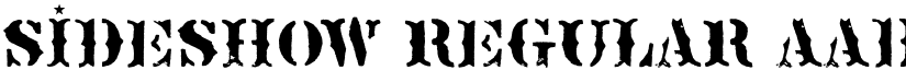 Sideshow font download