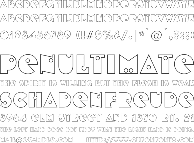 ShotgunBlanks BT font preview
