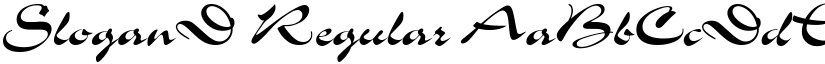 SloganD Regular font