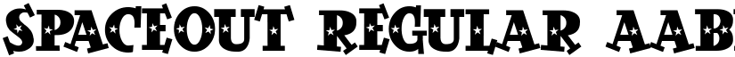 SpaceOut Regular font