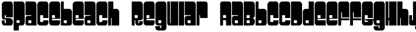 Spacebeach font download