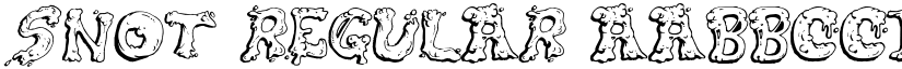 Snot Regular font