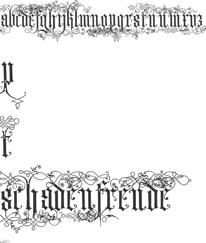 Ardenwood font preview