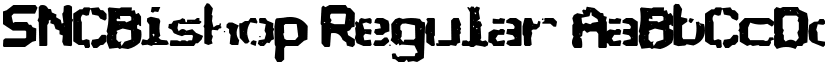 SNCBishop Regular font