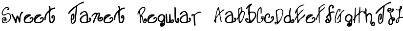 Sweet Janet font download