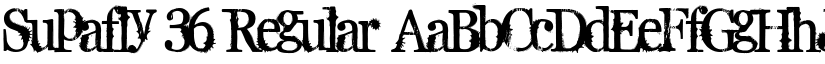 Supafly 36 Regular font