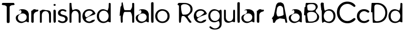 Tarnished Halo Regular font