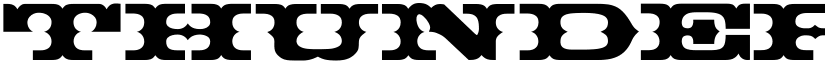 ThunderBay Regular font