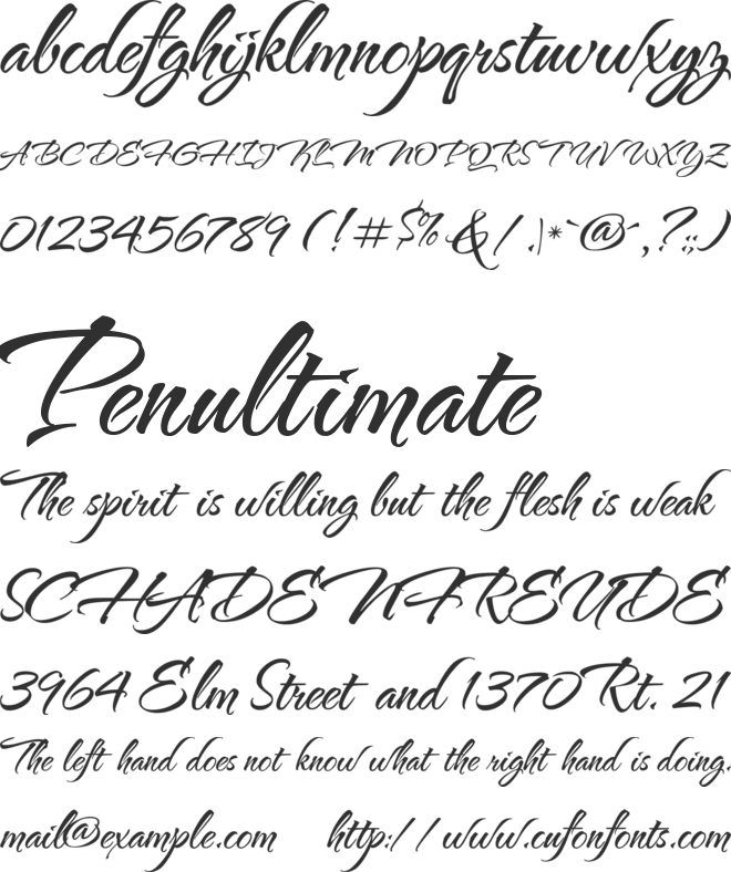 TheNautiGal font preview