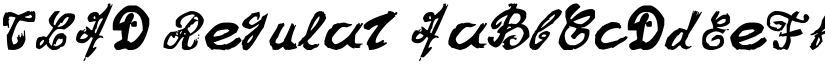 TLAD Regular font