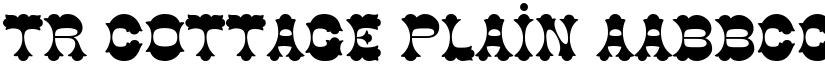 TR Cottage Plain font