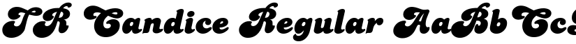 TR Candice Regular font