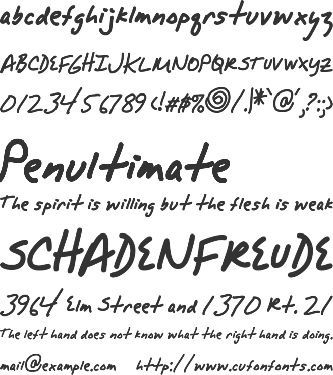 TR AlphaMack font preview
