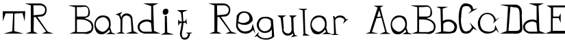 TR Bandit font download