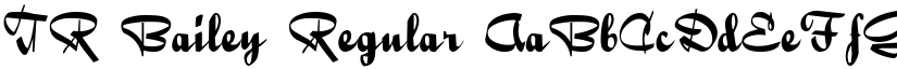 TR Bailey Regular font