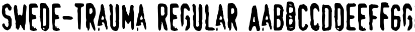 Swede-Trauma Regular font