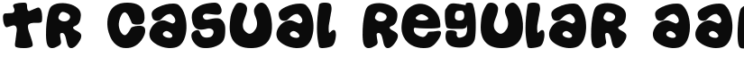 TR Casual font download