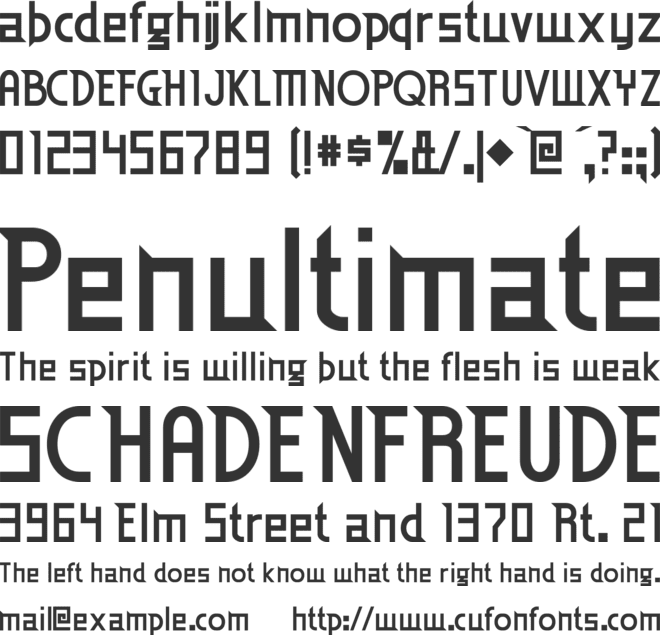 TR Eden Mills font preview
