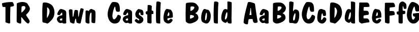 TR Dawn Castle font download