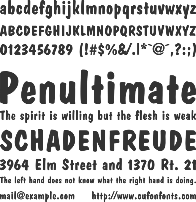 TR Dawn Castle font preview