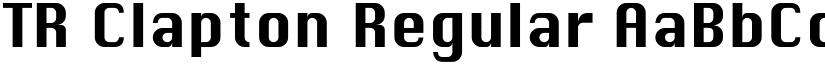 TR Clapton font download