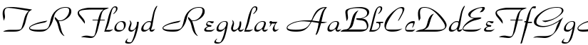 TR Floyd Regular font