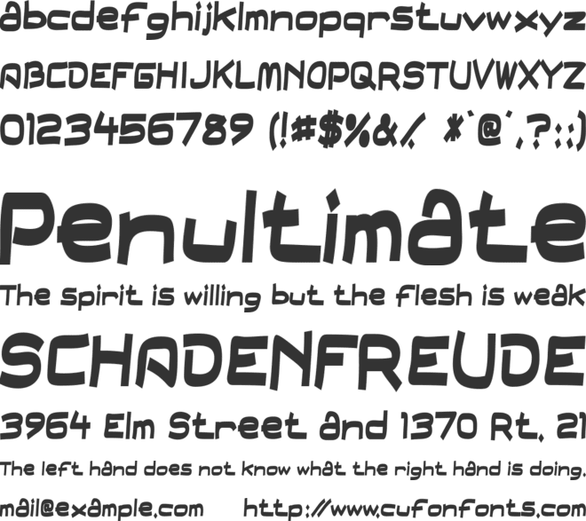 TR Field Day Filter font preview