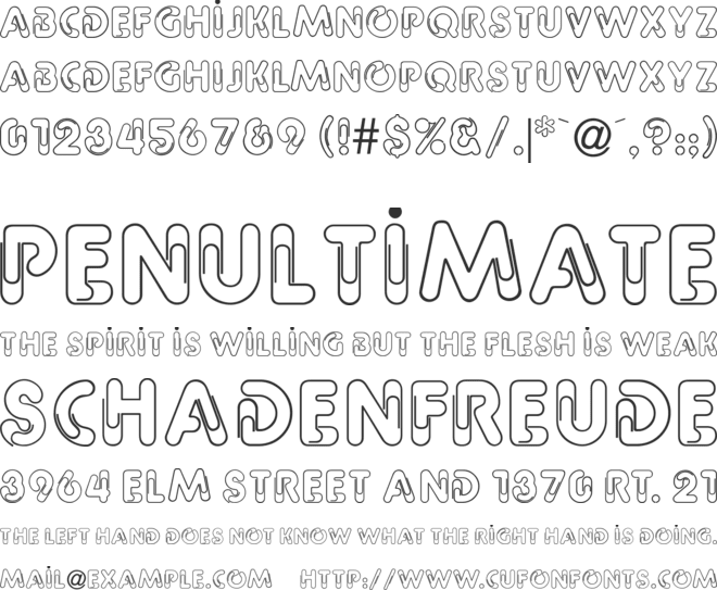 TR Pipeline font preview