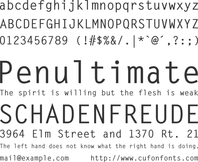 TR McLaughlin font preview