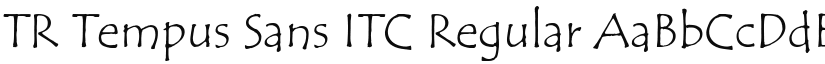 TR Tempus Sans ITC Regular font