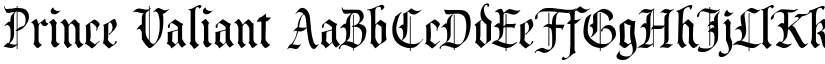 Prince Valiant font download