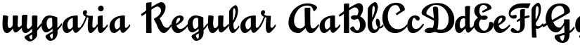 uygaria Regular font