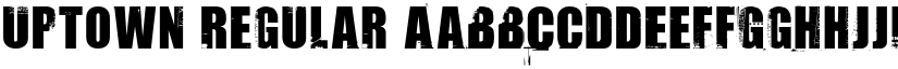 Uptown Regular font