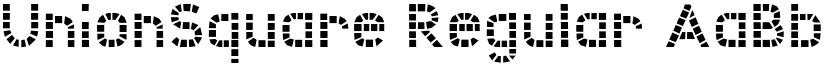 UnionSquare Regular font