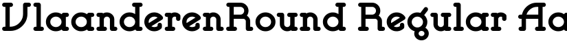 VlaanderenRound Regular font