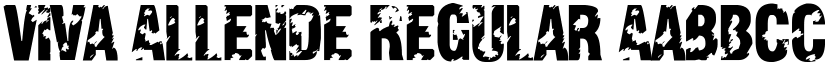 Viva Allende Regular font