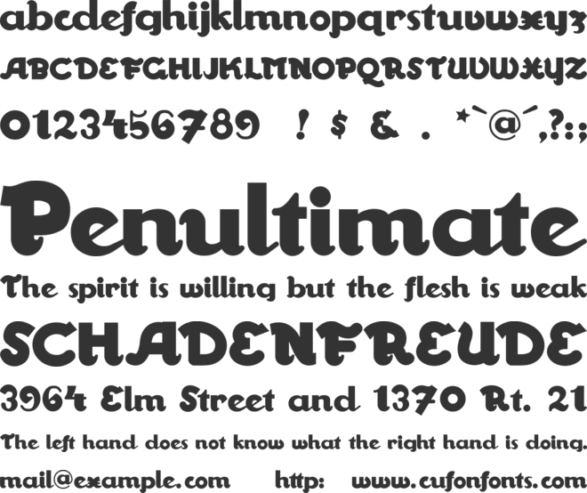 WalrusGumbo font preview