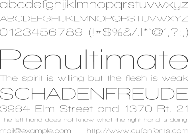 Walkway Expand font preview