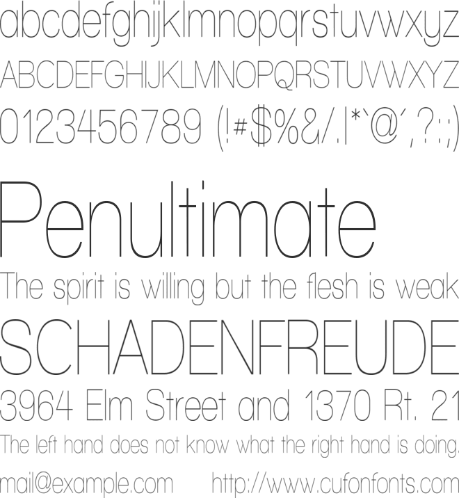 Walkway Condensed font preview
