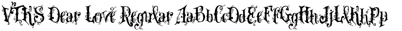 VTKS Dear Love Regular font